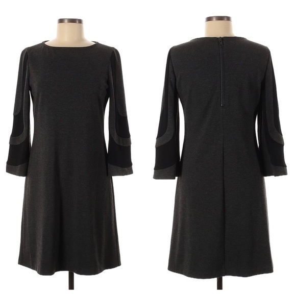 Muse Dresses & Skirts - Muse for Boston Proper Size 6 Dark Grey/Black Dress